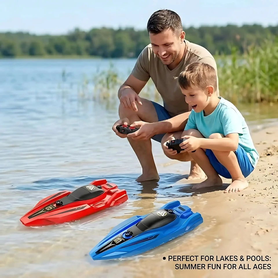 Bateau télécommandé RC 4 canaux 2.4G - KEENSO - Etanche - Jouets pour