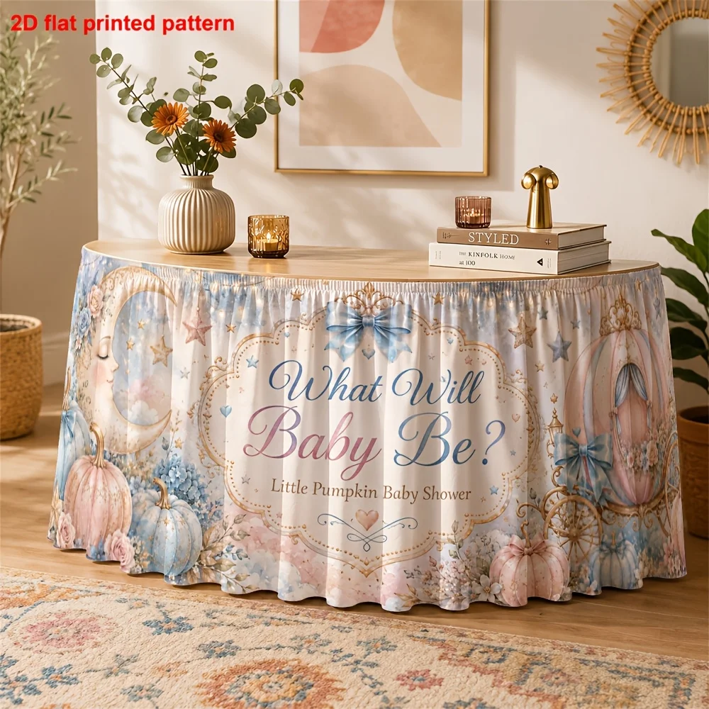 Star Flower Fantasy Theme - Decorative Background for Baby's Wedding Dessert Table and Celebration Ceremony