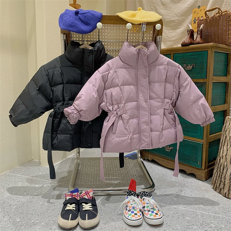 Girls Down Coat Jacket Cotton Outwear 2023 Beautiful Warm Thicken Winter Skiwear Windproof Teenagers Children\'s Clothing