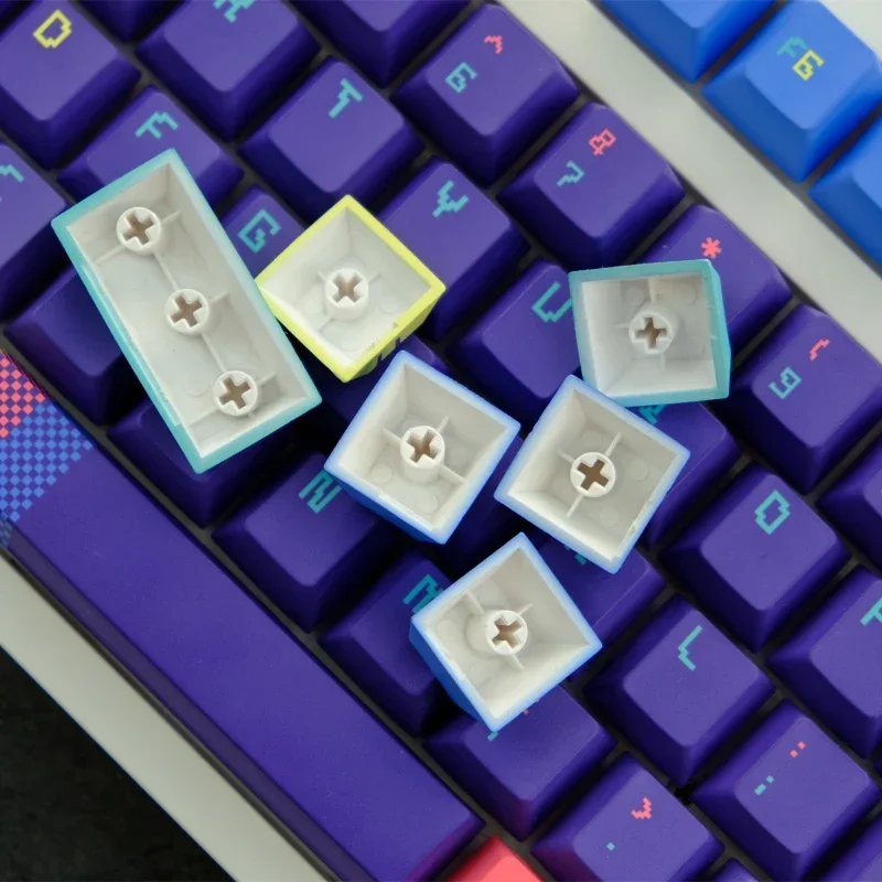 Imagem -05 - Volta no Jogo Keycaps Perfil Cereja 129 Teclas Pbt Sublimação de Tinta Keycap para mx Switch Teclado Mecânico de Jogos de