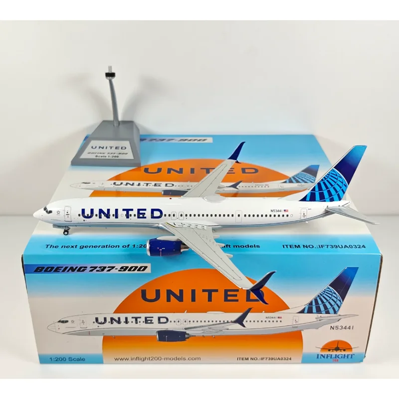 

Inflight 1/200 Scale United Airlines B737-900 N53441 Alloy Aircraft Model Collectible Decorative Item