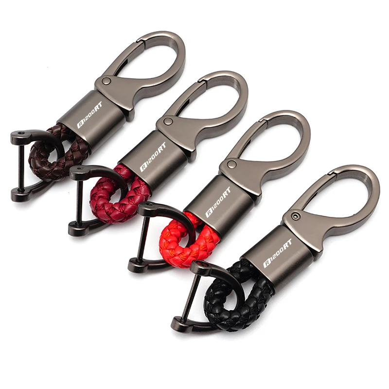 For BMW R1200RT R1200 RT R 1200RT 2004-2021 2015 2014 Motorcycle High Quality Accessories Braided Rope Keyring Metal Keychain