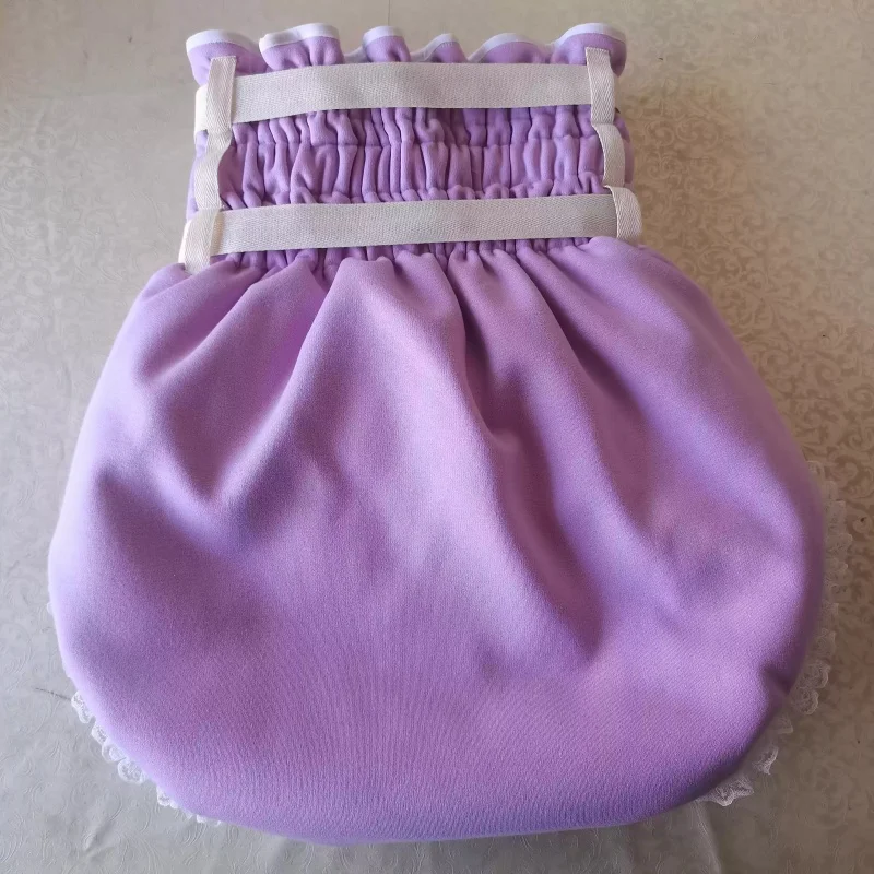 

ABDL многоразовые водонепроницаемые трусы из ТПУ, сексуальные мужские подгузники с высокой талией DDLG, женские трусики-подгузники с хлопковой подкладкой для взрослых и детей