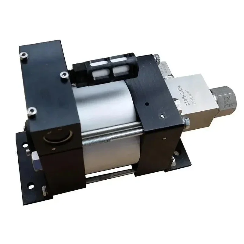 Wellness M45 CO2 15-30MPA Air Driven Liquid CO2 Filling Pump with 1 Set Original Seal Kits for Industrial CO2 Cylinder Refill