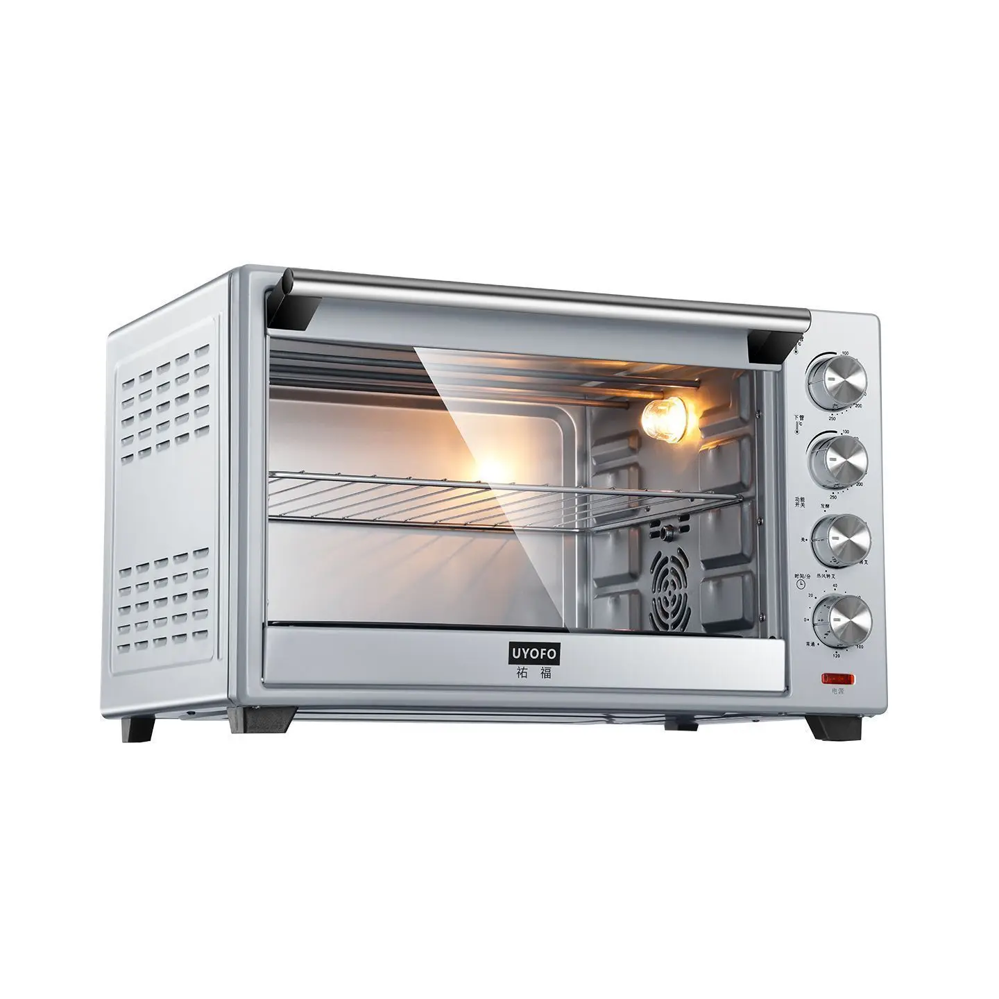 فرن كهربائي متعدد الوظائف سعة 48 لترًا، ماكينة الكل في واحد، مقلاة هوائية منزلية جديدة 2025، خبز تخمير #5