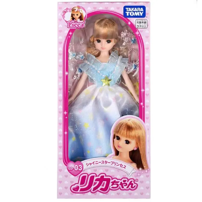 

TAKARA TOMY Licca сверкающая звезда принцесса Лока кукла модель коллекция орнамент игрушка для девочек подарок