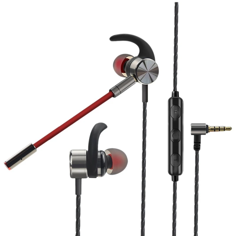 Earphones In Ear Headphones With Microphone Intense Bass 32 Ohm Driver Earbuds For Samsung Computer Laptop