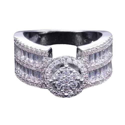 2024 Luxury New Stylish Proposal Rings For Women With Micro Paved Wedding Engagement Rings Wholesale Lots&Bulk Rings