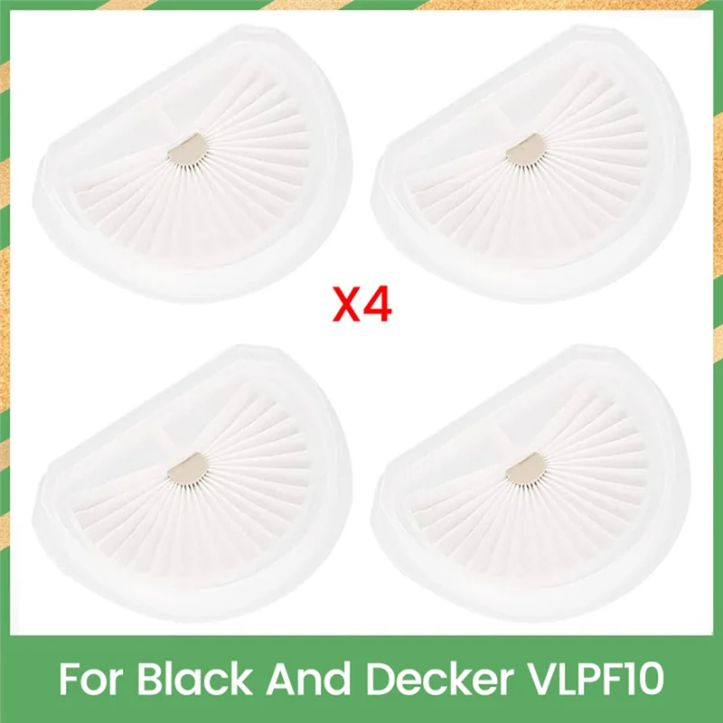 Filtro di ricambio da 4 pezzi per accessori per aspirapolvere manuale Black And Decker VLPF10-CLIM