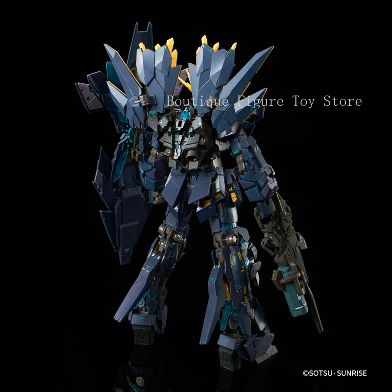 반다이 정품 건담 모델 키트 애니메이션 피규어 RG 1/144 유니콘 건담 02 반시 노른 최종 전투 버전 건프라 애니메이션 액션 피규어