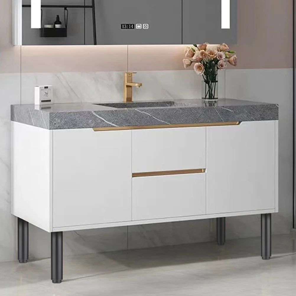 

4pcs Adjustable Furniture Legs Iron Metal Support Feet For Sofa Coffee Table Chair Stool Bed Cabinet Furniture Legs Black