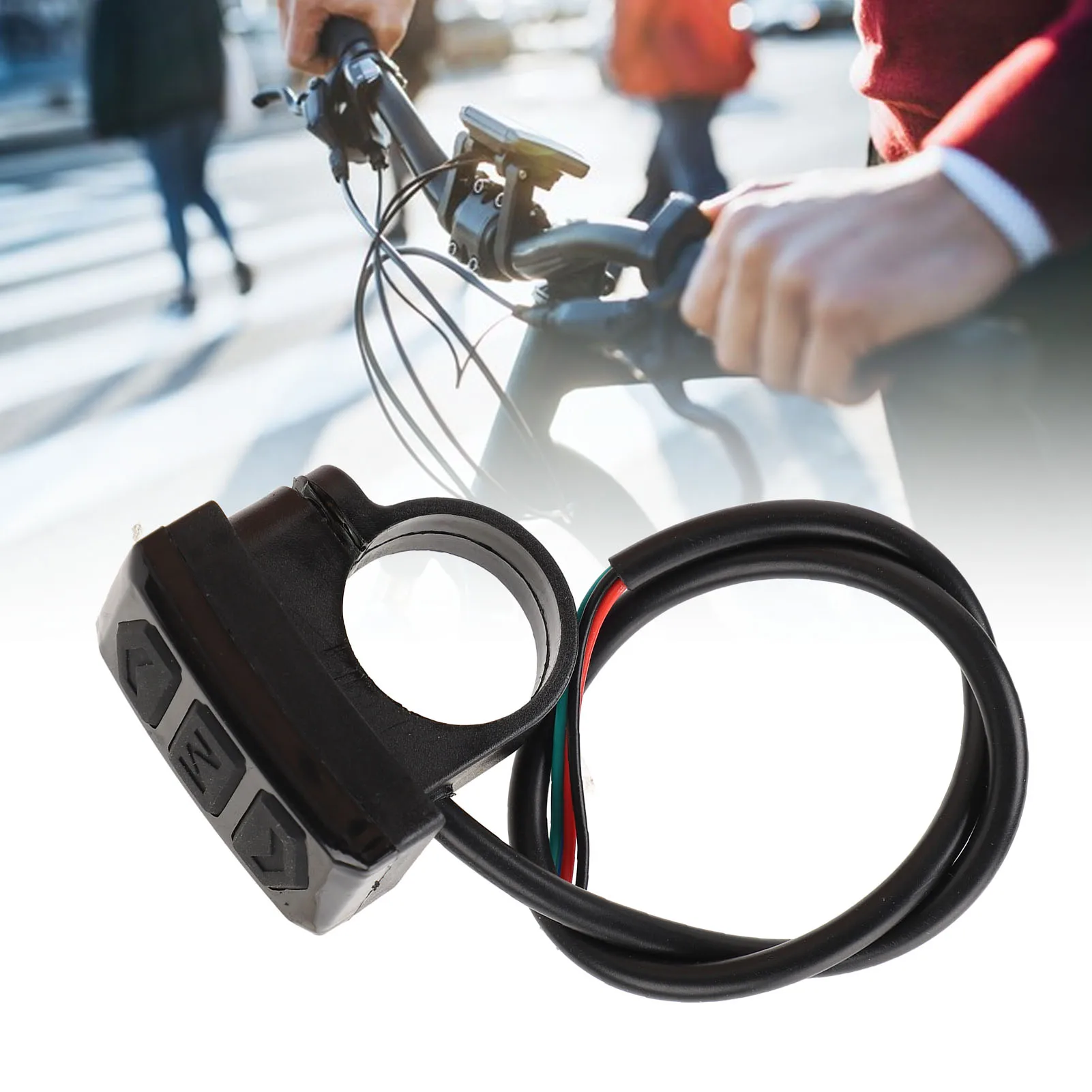 Lenkersteuerungstaste, empfindliche Reaktion, rutschfeste, ästhetische elektrische Fahrrad-Display für motorisierte