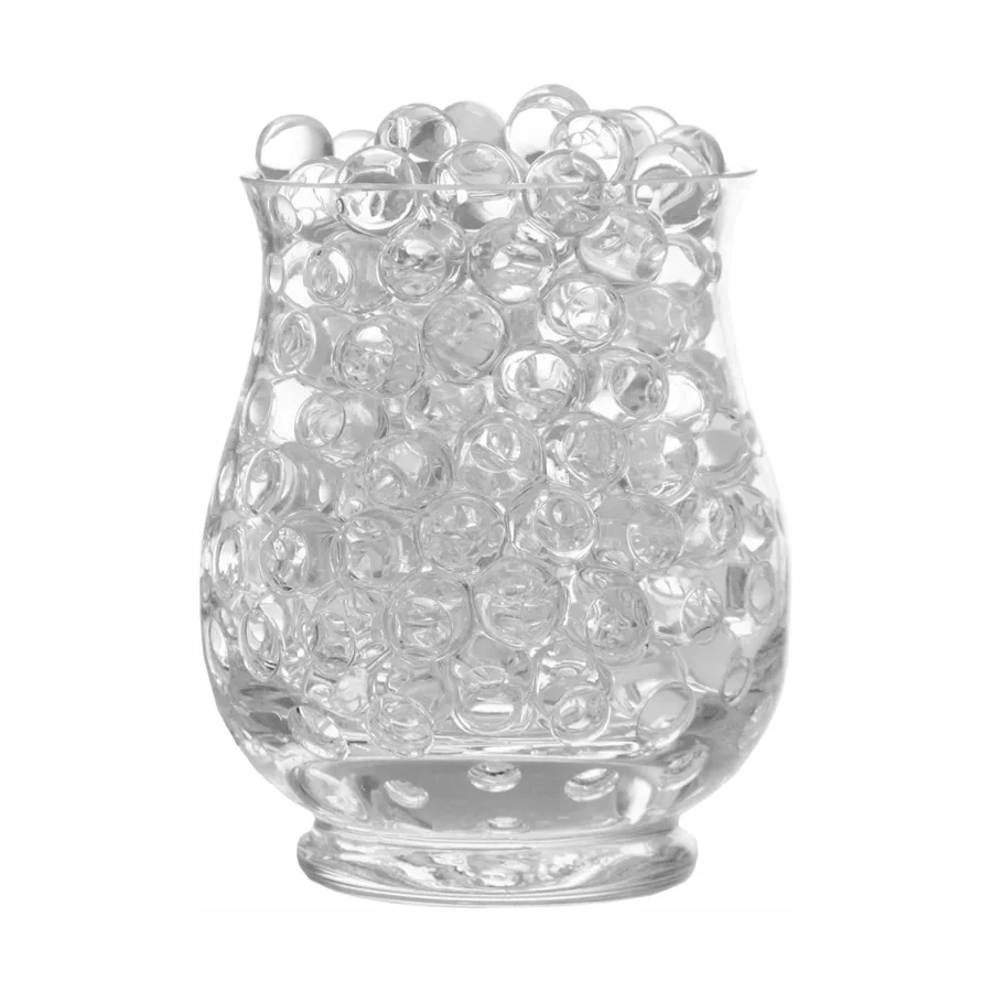 Bolas de enchimento de vaso para plantas florais, crescendo em água, pérolas gel, solo cristal, lama, bolas claras, hidrogel, brinquedo sensorial,