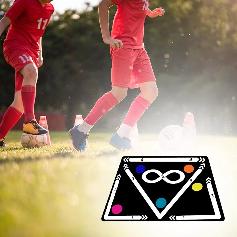 Футбольный тренировочный коврик FINGER TEN, противоскользящий и шумопоглощающий дизайн для работы и мяча Mastery для молодежи