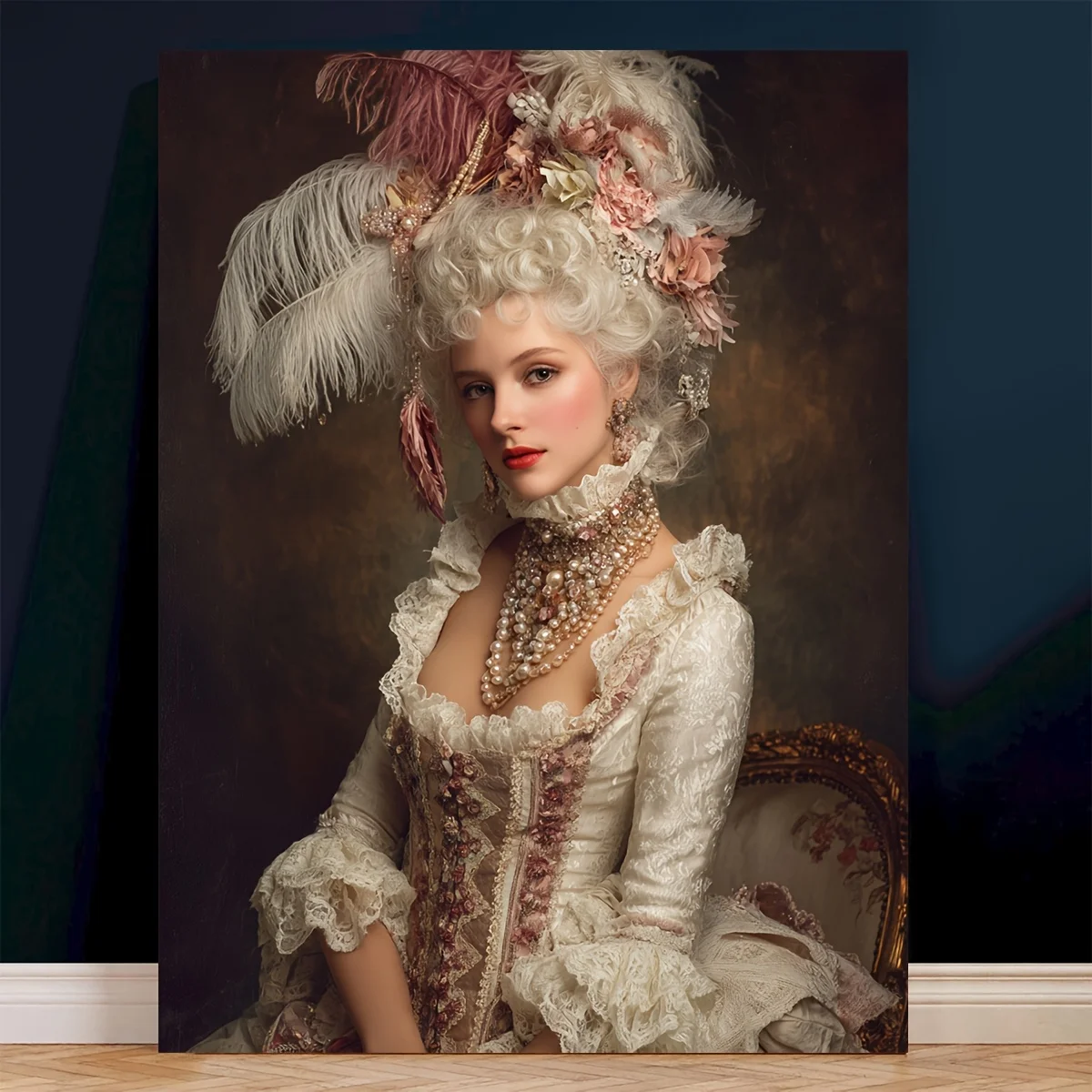 

500/1000/1200/2000PCS Puzzles for Adults Marie Antoinette Rococo's Artwork,Jigsaw Puzzles Brain Challenge Game Gift Home Decor