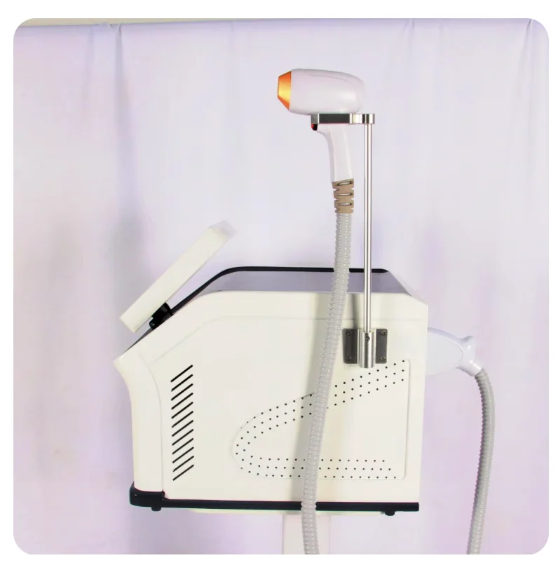 Machine d'épilation professionnelle au laser pour personnes âgées, diode IPL 3 ondes, glace, portable, équipement cl rite permanent, 2024, 755, 808