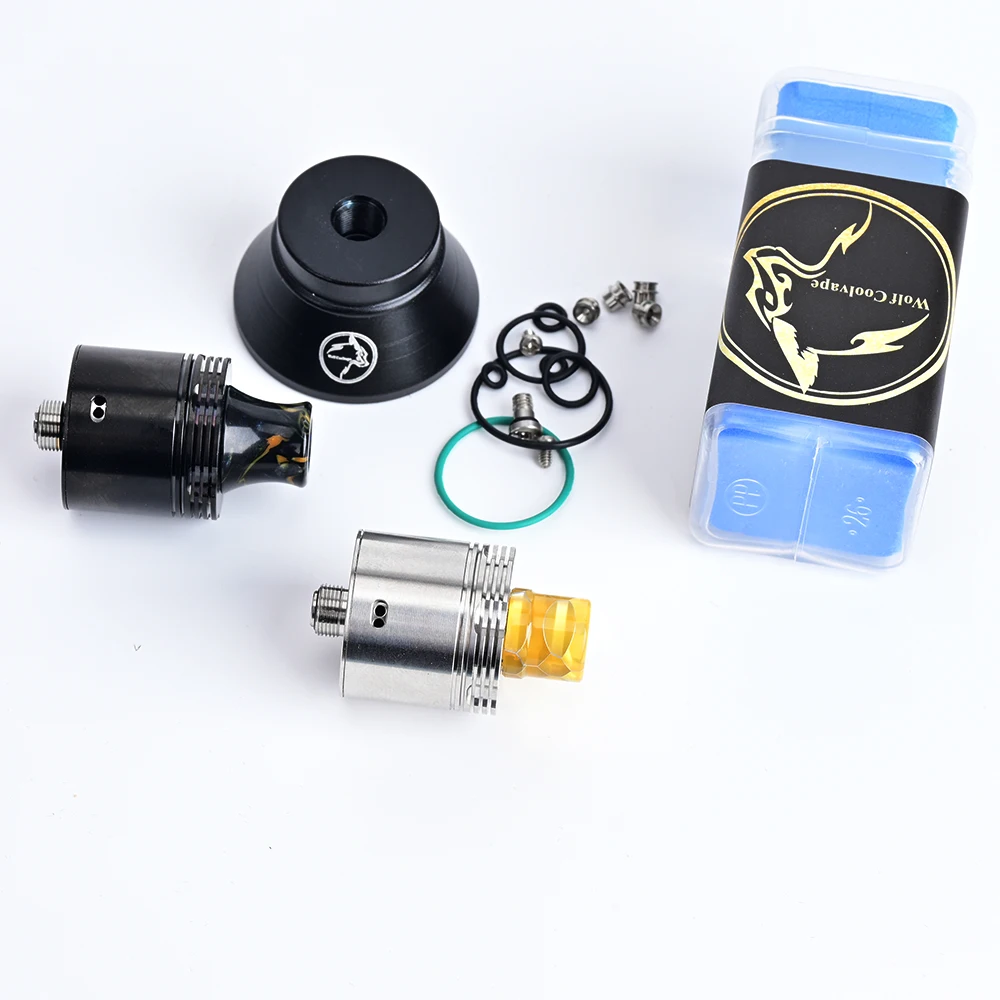 Wolfcoolvape Four One Five 415 RDA Kaze RDL / MTL RDA BF Pin 0.9 x 2 1.0 x 2 1.0 1.4 atomizer tank for coils & atomizers - gallery image 6