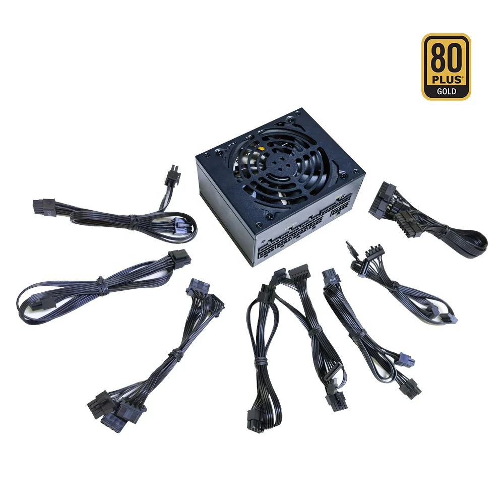 80plus gold SFX  pc power supply of computer  full modular sfx switching power