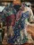 Baroque patterned men's polo shirt