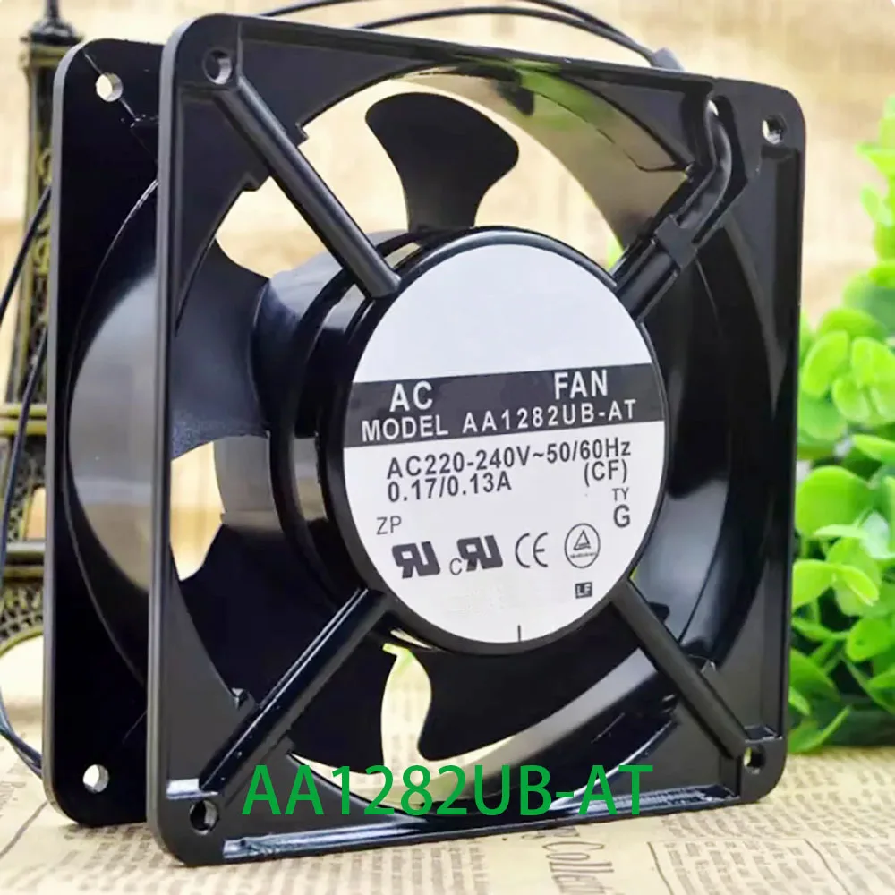 

Компактный высокоскоростной охлаждающий осевой вентилятор AA1282UB-AT AC 220/240 В 0,17 А 120*120*38 мм