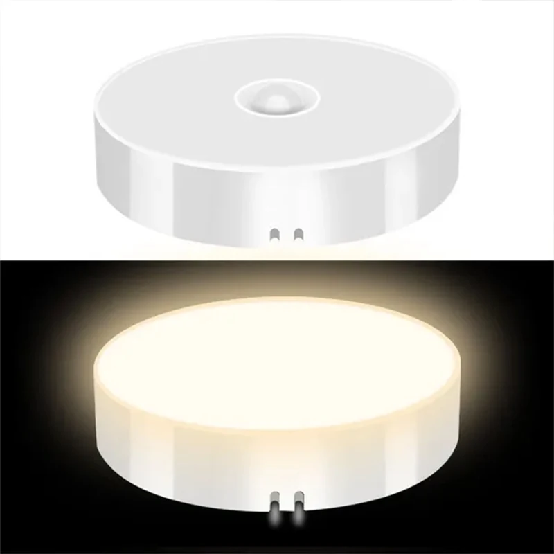 Bewegingssensor LED-nachtlampje USB oplaadbaar nachtlampje voor keukenkast Garderobelamp Trap Draadloos LED-kastlicht