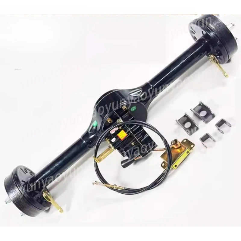 Electric Tricycle Drive Rear Axle Assembly, Heavy Duty with Climbing Gear for Cargo Load, Complete Differential Kit