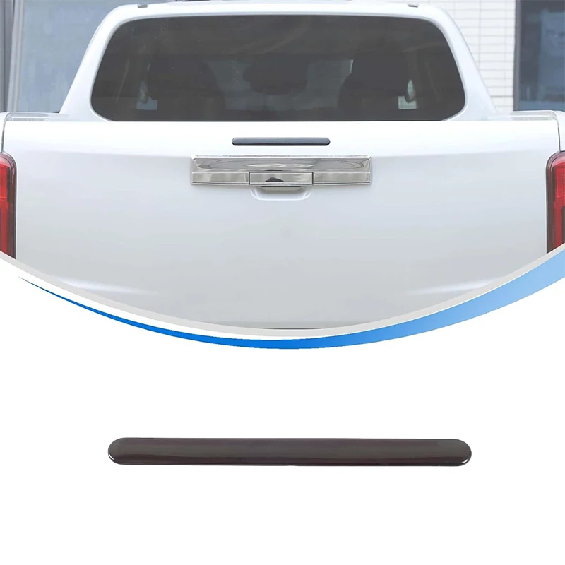 

For Mitsubishi L200 Triton 2019-2023 ABS Smoked Car Tailgate Brake Light Cover Trim Lamp Protector Guard Cover Accessories
