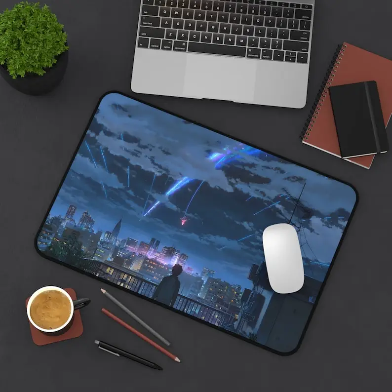 اسمك كيمي نو نا وا لوحة ماوس مكتبية | لوحة ماوس أنيمي | لوحة ماوس 3 مقاسات #5