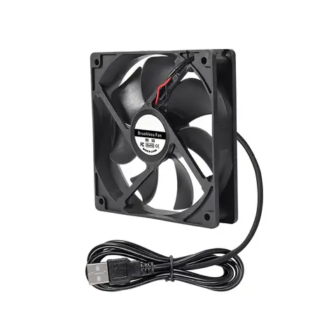 120x120x25mm 120mm Case Exhaust Fan DC Brushless 5V 12V 24V 12cm Radiator 2PIN USB 12025 Cooler for PC Computer Case Cooling