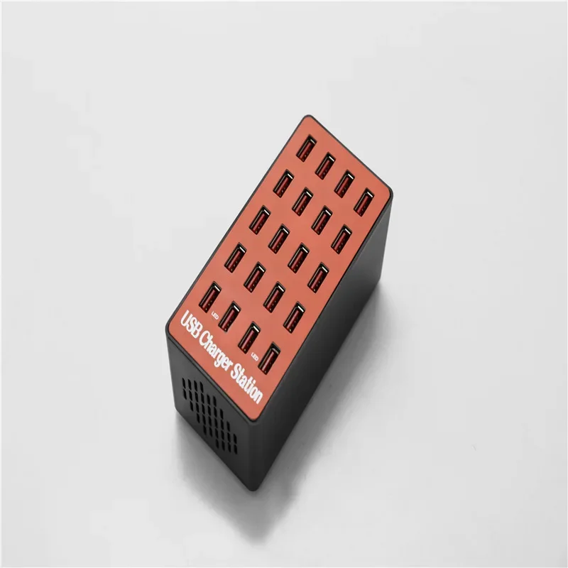 USB Mobile Phone Smart Charger 20 Ports 20A Multi-port OEM Smart Protection Multi-port Support