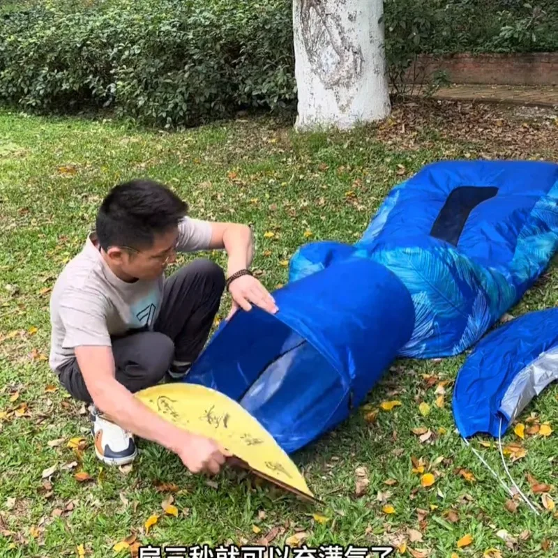 Inflatable sofa air dual-purpose single camping amphibious seat air mattress