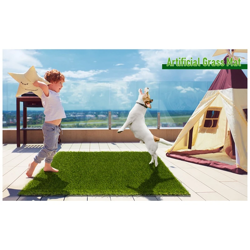 Artificial Grass, Professional Artificial Turf Grass Outdoor For Pets Home Entryway Patio Garden Area Rug Lawn