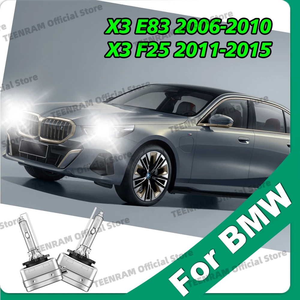 

2x ксеноновые лампы для фар быстрого яркости HID D1S D1 для BMW X3 E83 2006-2010 X3 F25 2011-2015, фары 6000K 8000K 10000K 12V