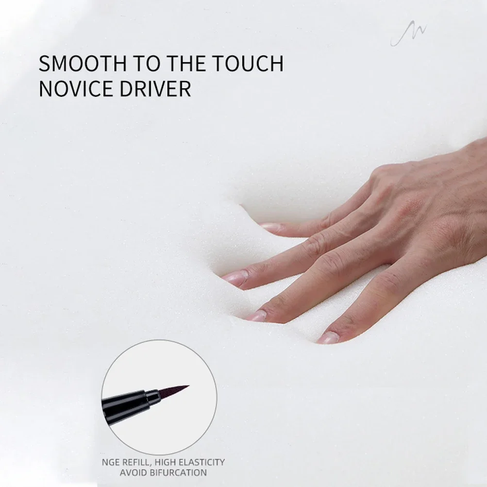 プライベートラベル液体アイライナーカスタムロゴカラフルなペンスポット磁気耐久性のある防水防汗非汚れ速乾性メイクアップ