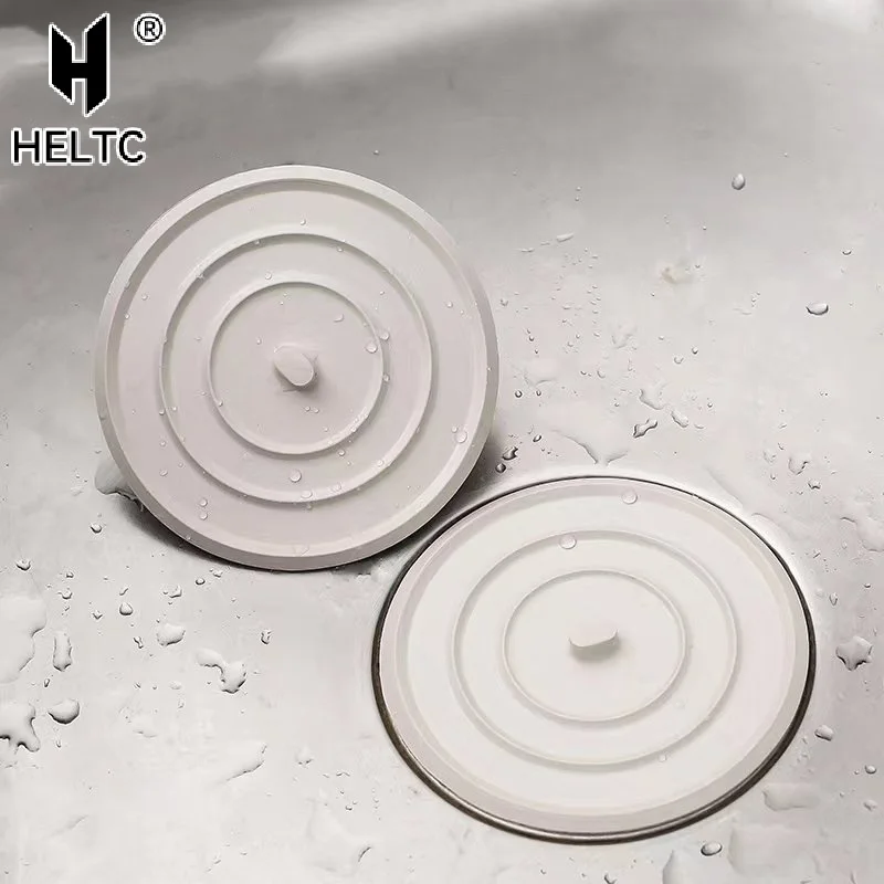 

Large Silicone Bathtub Stopper Leakage-proof Drain Cover Sink Hair Stopper Tub Flat Plug Stopper Bathroom Accessories 11cm 4.3"