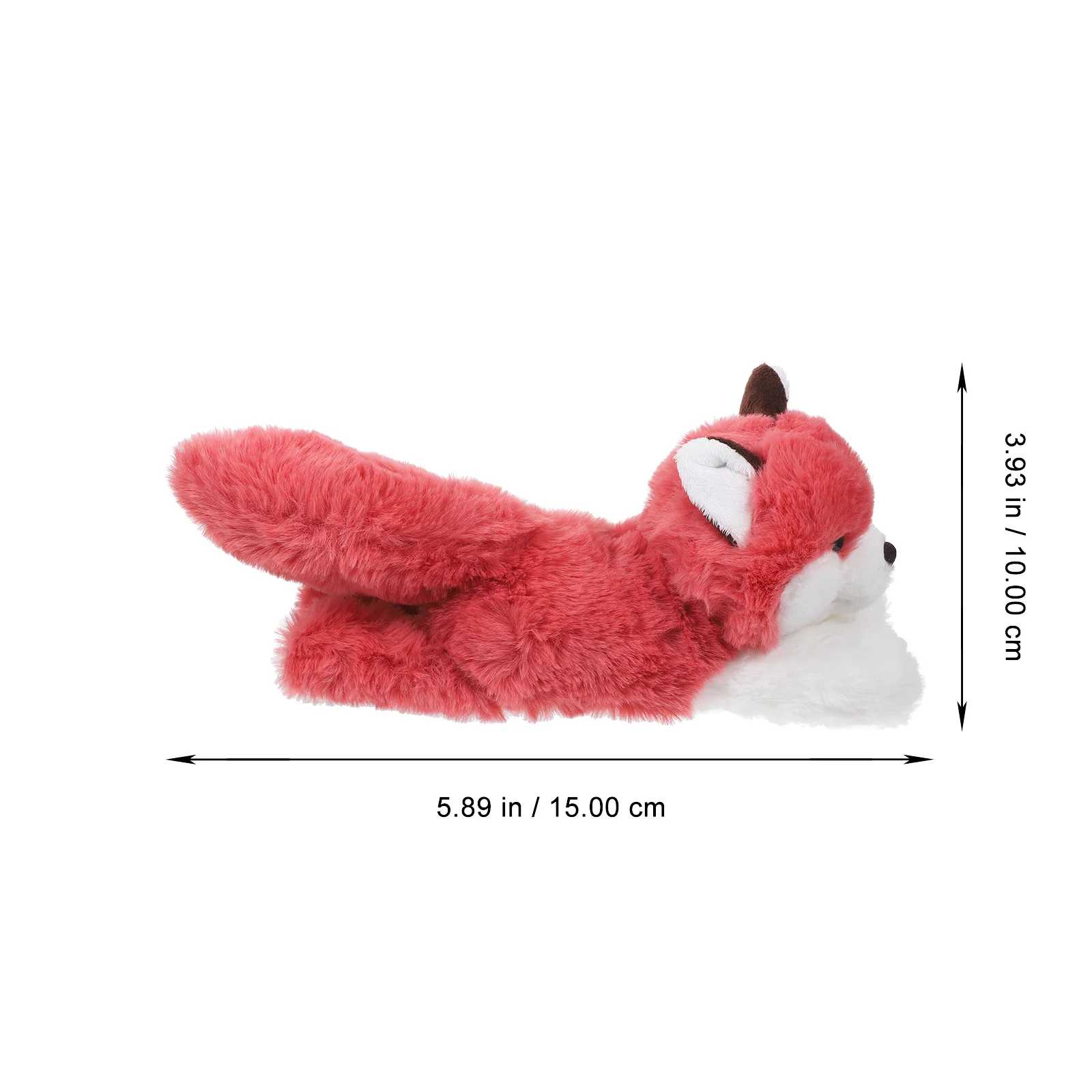 Cute Fox Animal Plush Snap Ring Party Wristband Patting Slap Bracelets Cartoon Stuffed Animals Theme Bands Childrens Toys