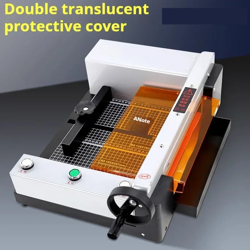 Fully Automatic Desktop Paper Cutter Electric A4 Thick Layer Heavy Card Cutter Office Photo Board Self-adhesive Equipment
