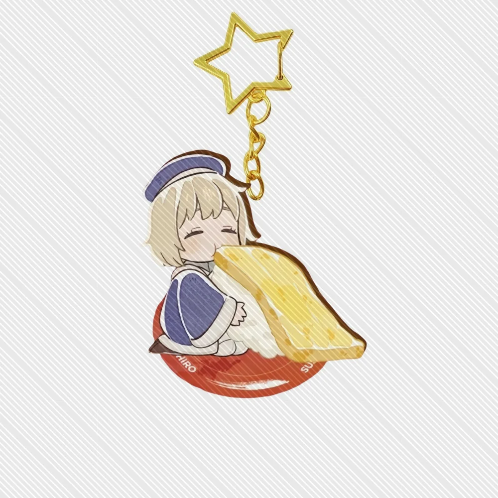 NEW Anime Delicious in Dungeon Acrylic Keychain Model Cosplay Charm Characters Ornament Accessories Goods  Christmas Gifts 6CM