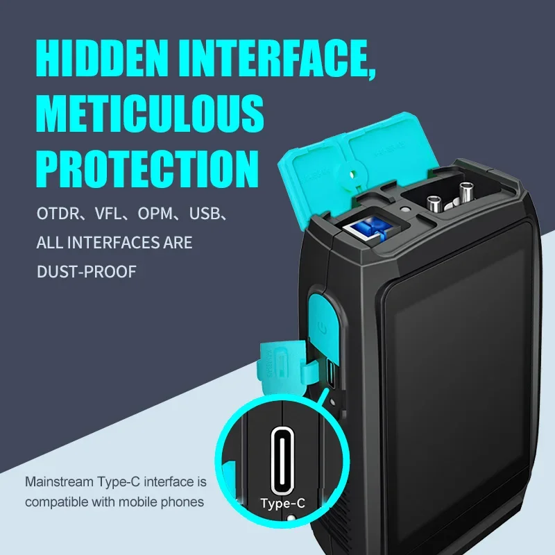 Tester per misuratore OTDR multifunzione Smart Mini Pro portatile monomodale touch screen 1550 Test automatizzato OTDR