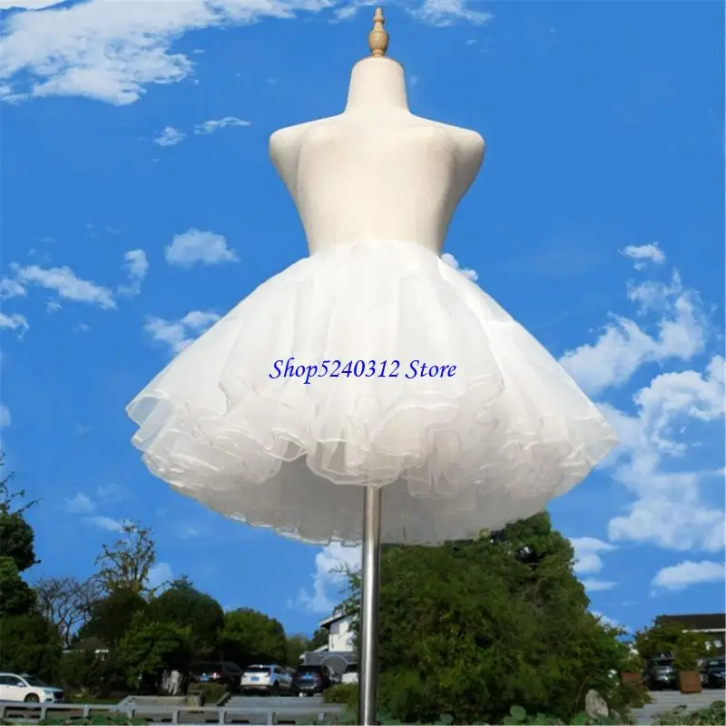 634c Ruffle Maid Apron Küche Küche Kochschürze ähliger Petticoats Röcke Tutus Slips