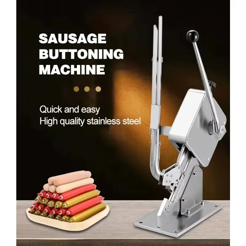 Hot Selling U-Shape Sausage Stuffer Clipper Sausage Tying Machine for Food Processing Equipment