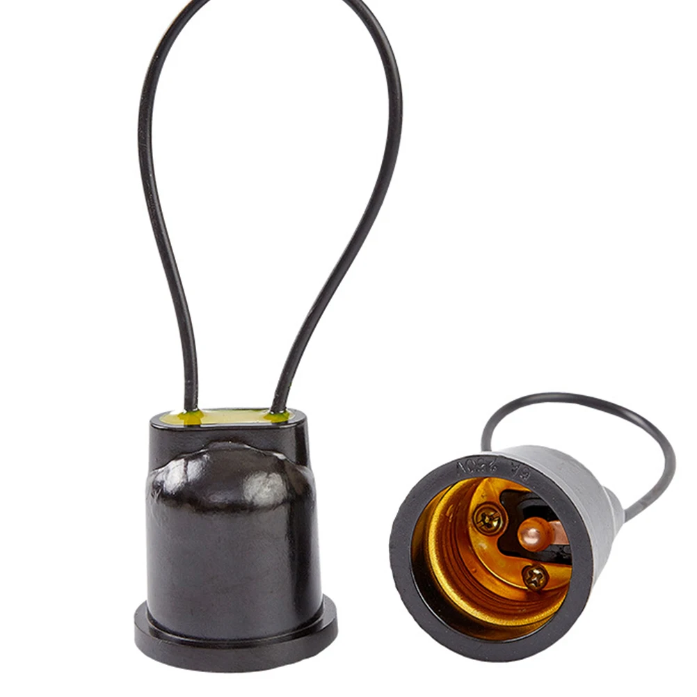 

10Pcs E27 Light Base Waterproof Lamp Holder Heavy Duty Ceramic Socket for Energy Saving Bulbs Simple Installation Indoor Outdoor