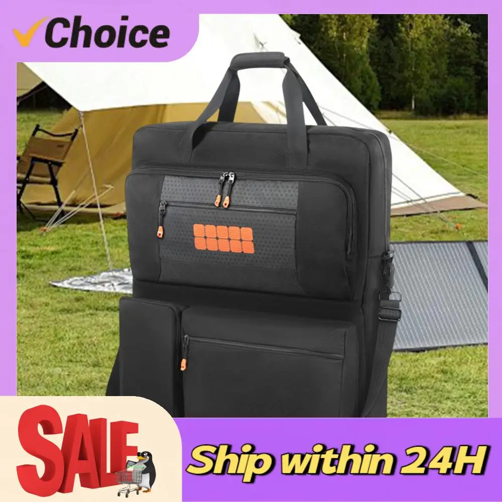 Solar Board Protective Handbag with Shoulder Straps Portable Protection Shoulder Bag Waterproof for Jackery SolarSaga 100W 200W