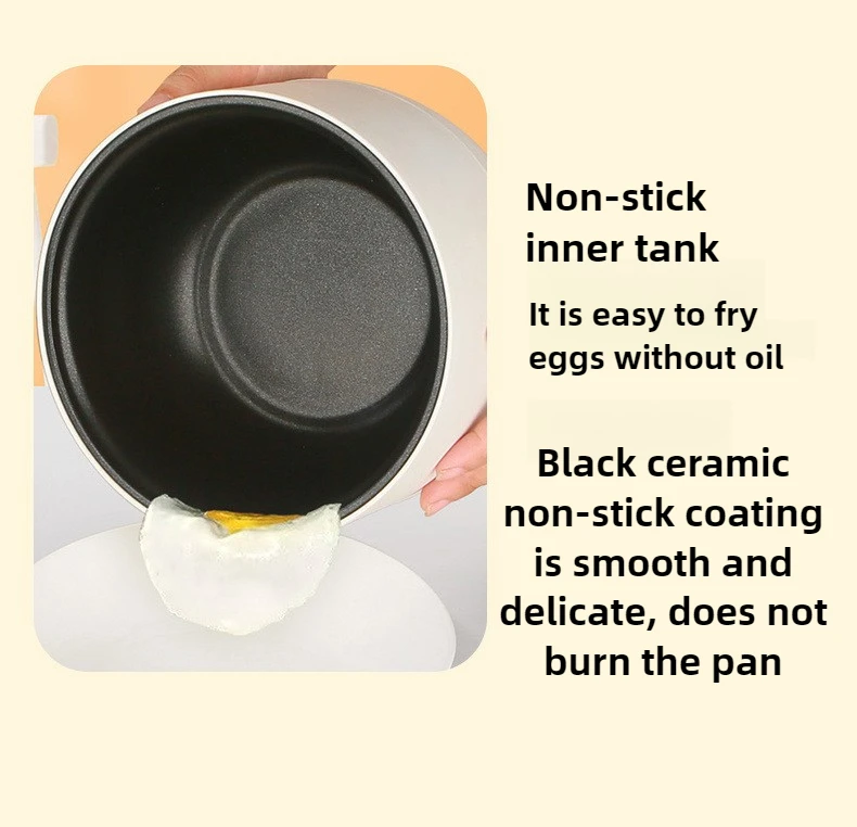 Rice Cooker Multi-functional Integrated 1.8L Single Small Rice Cooker Household Rice Cooker Dormitory Electric Cooking Pot