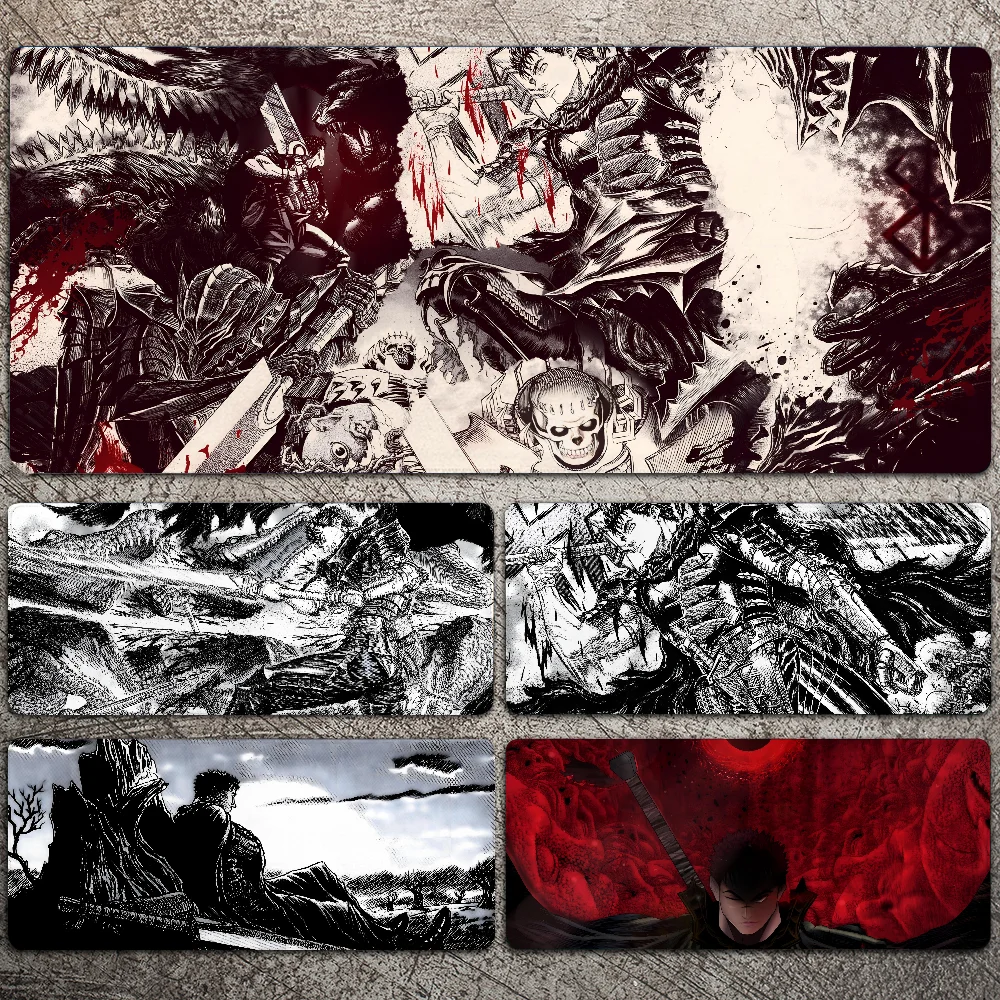 

Berserk Guts Mousepad Large Gaming Mouse Pad LockEdge Thickened Computer Keyboard Table Desk Mat