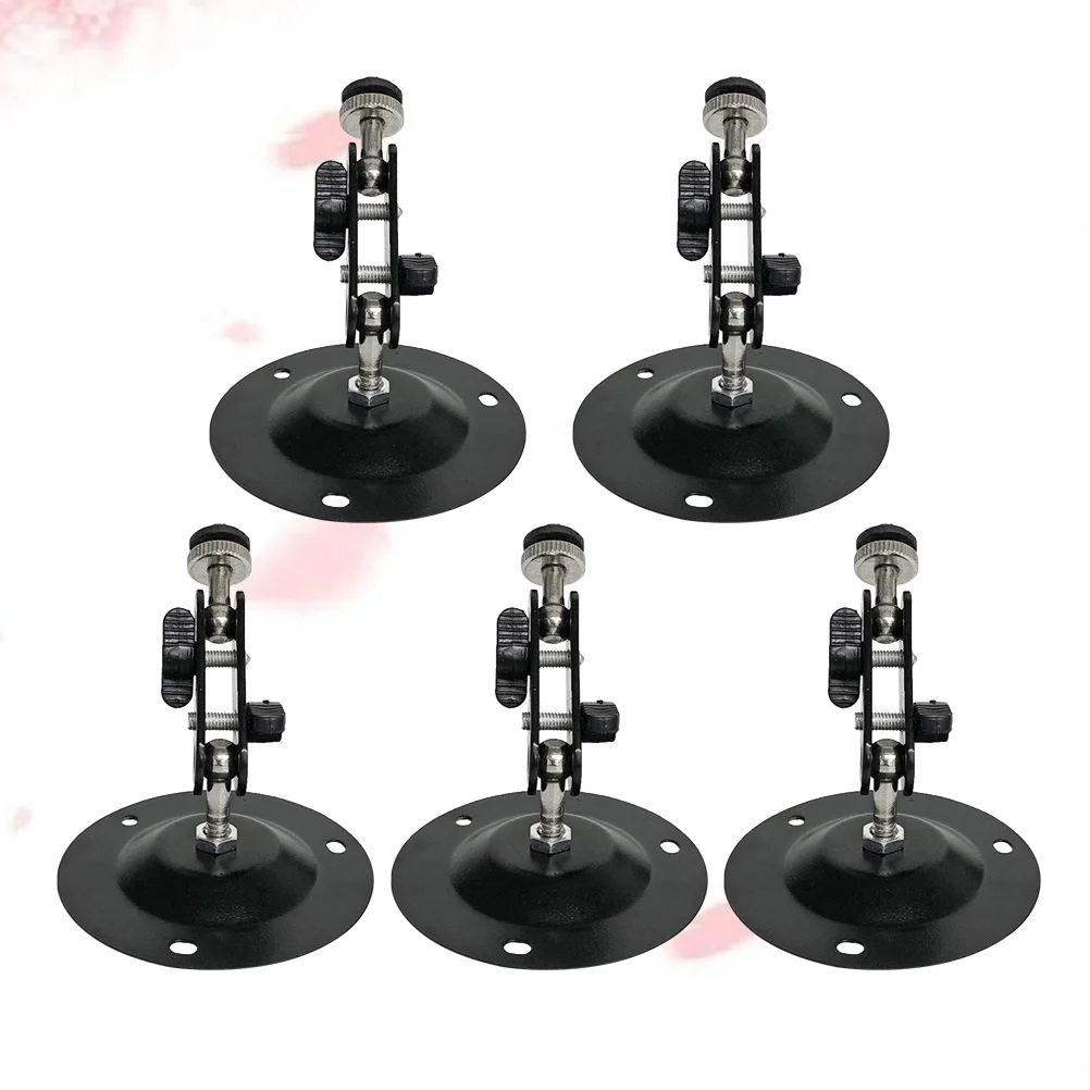 

5pcs 360 Degree Swivel Camera Mount Bracket For Security Monitor Wall Mount Durable Adjustable Video Camera Holder