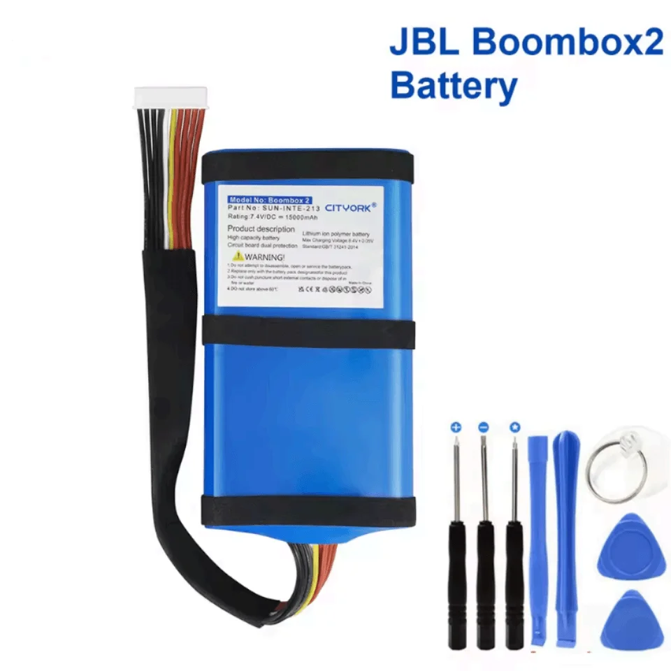 Original Battery Boombox 2 7.4V 15000MAH Suitable for JBL Boombox 2 SUN-INTE-213，SUN-INTE-268 Bluetooth Audio Speaker Battery