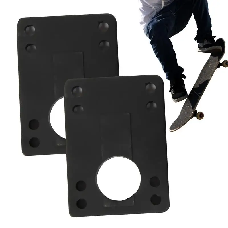 Skateboard Riser Pads 2X Angle Wedge Riser Pads Rubber Pad For Preventing Wheelbite And Absorbing Impact Shock Skateboard