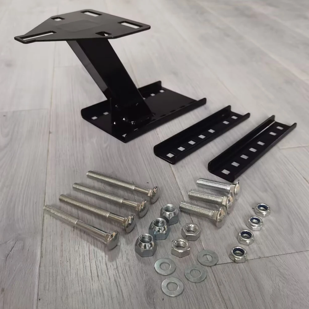 Braket Pemasangan Ban Baja Tahan Karat Dudukan Ban Cadangan Mobil Aksesori RV Braket Ban Trailer Suku Cadang Mobil Gasket Mur Sekrup