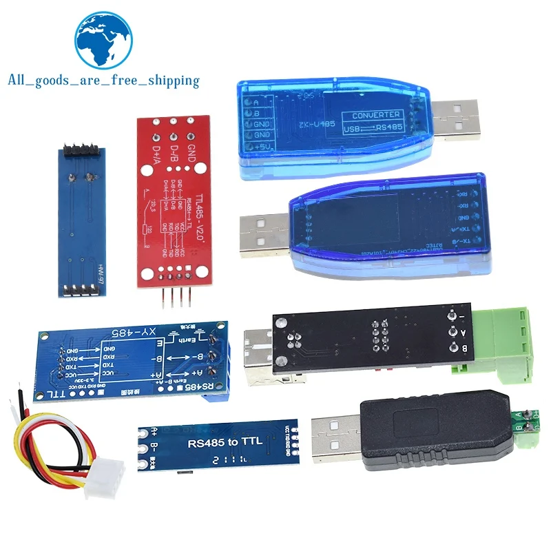 TTL Turn To RS485 Module Hardware Automatic Flow Control Module Serial UART Level Mutual Conversion Power Supply Module 3.3V 5V